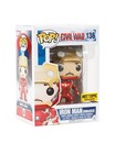 POP! Marvel Captain America Civil War 136 Iron Man Unmasked Hot Topic Exclusive