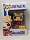 Iron Man Unmasked #136 Hot Topic Exclusive - Funko POP Marvel Slight damage