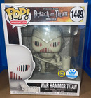 Funko Pop! 1449 War Hammer Titan, Attack On Titan  Glow in the Dark Figure 6Inch