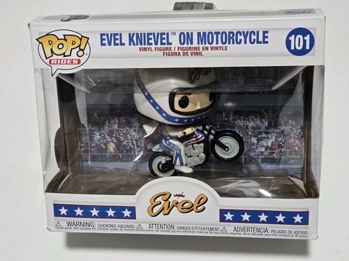 Funko Pop! Rides – Evel Knievel On Motorcycle #101 Vinyl Figure "The King" NEW