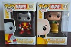 Funko Pop Professor X #57, Colossus # 60. MARVEL.
