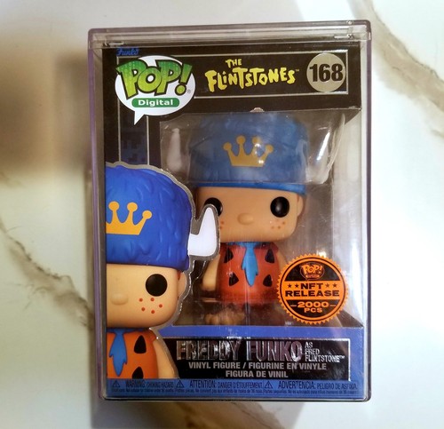 Freddy As Fred Flintstone #168 Physical Funko Pop Digital LE 2000 + Hardcase