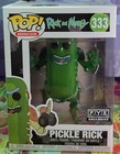 Funko Pop! Animation: Rick and Morty Pickle Rick #333 Translucent FYE Exclusive