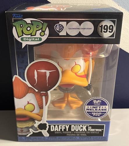 Funko Pop! Digital WB 100 #199 Daffy Duck as Pennywise LTD Edition 1900 pcs NEW