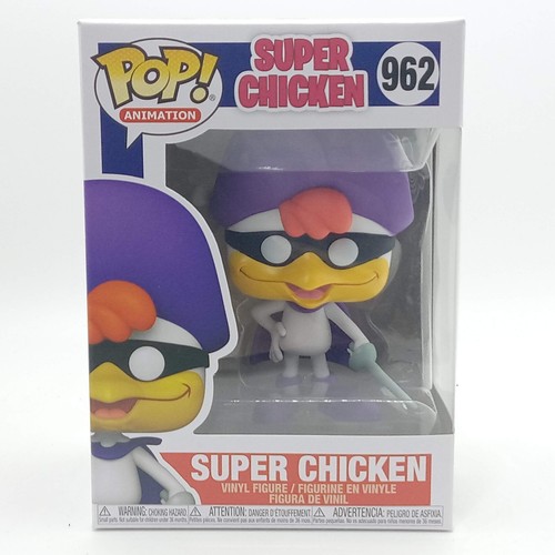 Funko Pop! Super Chicken 962 Classic Jay Ward Cartoon Show Vinyl Figure Toy