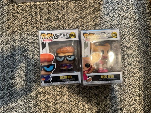 Funko Pop! Animation Cartoon Network Dexter with Remote #1067 #1068 Deep Dee