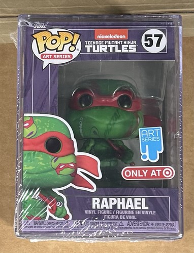 Funko Pop! Art Series Nickelodeon TMNT Raphael #57 Target Exclusive. Sealed!