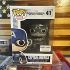 Funko Pop! Captain America #41 (Black & White)  - Barnes & Noble- mint 🔥