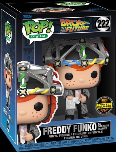 Funko Pop Digital Back to the Future Freddy Funko as Doc with Helmet 222