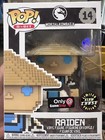 Funko Pop! 8-Bit: Mortal Kombat Raiden #14 (Glow) Chase Exclusive W/ Protector
