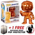 FUNKO POP VINYL AVENGERS ENDGAME HULK NANO GAUNTLET ORANGE CHROME #499 EXCLUSIVE