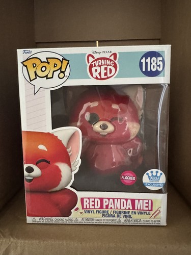 Red Panda Mei - Turning Red Funko Pop #1185 - Funko Exclusive Flocked 6"
