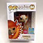 Funko Pop - Fawkes 84 FLOCKED  *FREE PROTECTOR* Harry Potter