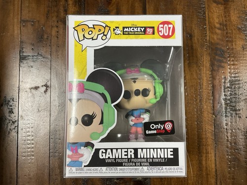 marvel funko pop! gamer minnie micky true original 90years only at gamestop #507