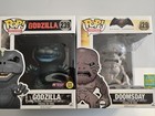 Godzilla #239 Exclusive Glow & Doomsday # 129 Funko Pop Both 6"