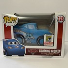 Funko Pop! Vinyl Dinoco Blue Lightning McQueen 2015 SDCC LE 1008 Exclusive #128