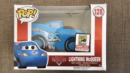 Funko Pop! Vinyl Cars #128 Dinoco Lightning McQueen SDCC Edition