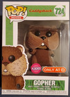 Funko Pop Gopher #724 Flocked Target Exclusive Caddyshack Vaulted w/Protector