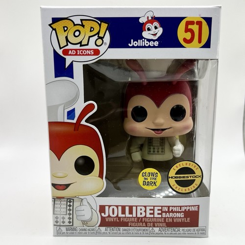 Funko POP! Ad Icons Jollibee in Philippine Barong Glows GiTD Philippine Exc
