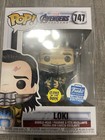 Funko Pop Avengers Endgame Loki With Tesseract 747 Funko Shop Exclusive GITD