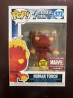 Funko Pop Marvel Fantastic Four Human Torch 572 GITD Exclusive Collector Corps