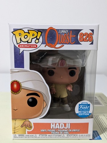 Funko Pop Animation! Johnny Jonny Quest - Hadji #826 New Limited Edition