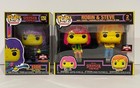 FUNKO POP STRANGER THINGS Blacklight Target-Con • EDDIE #1250 ROBIN & STEVE #2