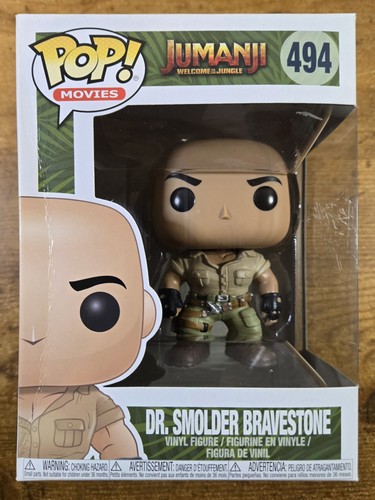 VAULTED Funko POP! Jumanji #494 DR.SMOLDER BRAVESTONE, 2017 In Protector, New