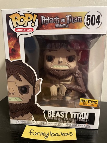 Beast Titan Hot Topic Exclusive #504 Attack on Titan Funko Pop