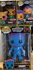 Funko POP! Deluxe Gaurdians Of The Galaxy v3 Groot 10 Blacklight Rocket Starlord