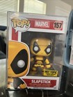 Funko POP Marvel Deadpool Slapstick Yellow #157 Vinyl Figure With Soft Protector