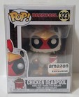 Funko Pop! Chicken Deadpool #323 Vinyl Figure Marvel Amazon Excl With Protector