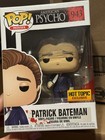 Funko POP! Movies American Psycho Patrick Bateman Hot Topic Exclusive NEW Bloody