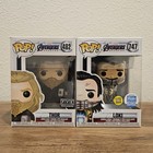 Funko Pop! Avengers Endgame Loki 747 Funko Shop GITD and Thor 482 FYE Exclusive