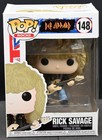 Rick Savage 148 DEF LEPPARD Funko Shop Pop Vinyl New in Mint Box + PROTECTOR