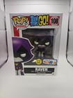 Funko Pop Teen Titans Go Raven #108 Purple Glow Toys R Us Exclusive W/ Protector