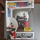 Funko Pop Tokyo Ghoul - Ken Kaneki Hot Topic Glow (Exclusive) #61 IMPERECT BOX