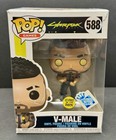Funko Pop! Cyberpunk 2077 V-Male #588 Vinyl Figure Gamestop Exclusive NIB DV-754