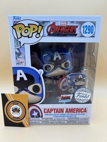 Captain America Funko Pop #1290 - Marvel Avengers Beyond Earths Mightiest