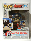 Funko Pop Marvel Captain America with Pin 1290 Amazon Exclusive Avengers FLAWED!