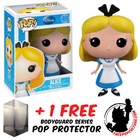 FUNKO POP DISNEY ALICE IN WONDERLAND ALICE #49 VINYL FIGURE + POP PROTECTOR