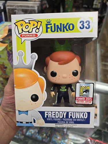 Funko Pop! Freddy Funko #33 SDCC 2015 Exclusive LE 500pcs Talladega BLACK Suit