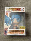 Funko Pop! Dragon Ball Z Super Saiyan God Super Saiyan Goku Blue #121 With Case