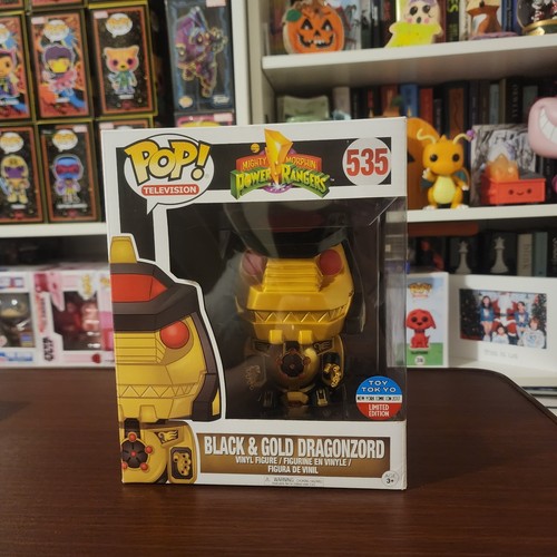 Power Rangers Dragonzord #535 Black & Gold 2017 Fall Convention Exclusive Pop