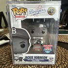Jackie Robinson Funko Pop! #42 Brooklyn Dodgers Sealed Hard Case Fun On The Run