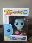 Funko Pop! Squirtle Flocked #504 Games Pokemon GameStop Exclusive