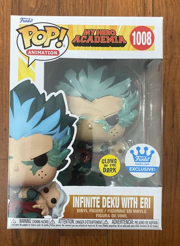Funko Pop Infinite Deku with Eri GLOW #1008 GITD Funko Shop Exclusive