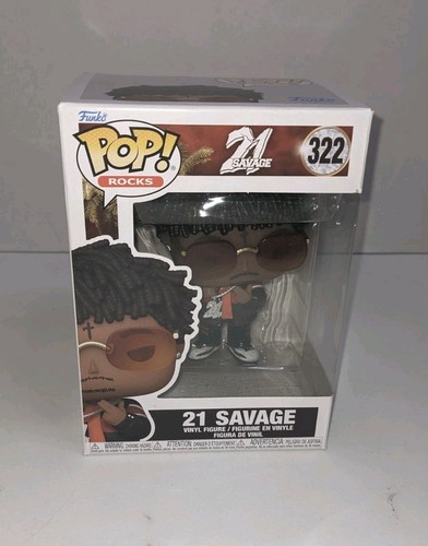RARE Funko Pop! Vinyl: 21 Savage - 21 Savage #322 Rapper Artist