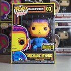 Funko Pop! Halloween- (Blacklight) Michael Myers 03 EE Exclusive & Pop Protector