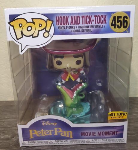 Funko Pop! Captain Hook and Tick-Tock #456 Vinyl Figure Disney Movie Moments